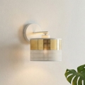 Wandlampe LUX 1xE27/15W/230V weiß/gold