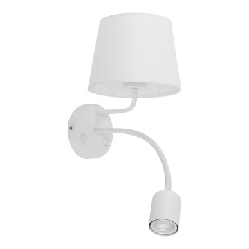 Wandlampe MAJA 1xE27/15W/230V + 1xGU10/10W/230V weiß