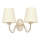 Wandlampe MALBO 2xE27/15W/230V beige