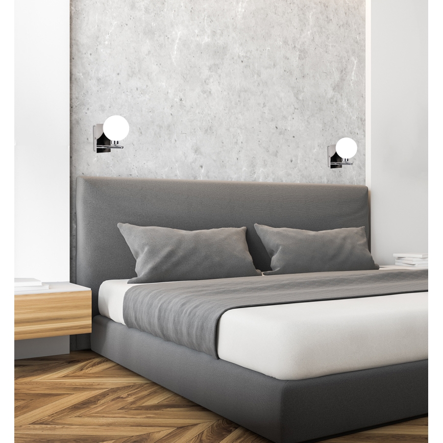 Wandlampe RAISA 1xG9/40W/230V chrom glänzend