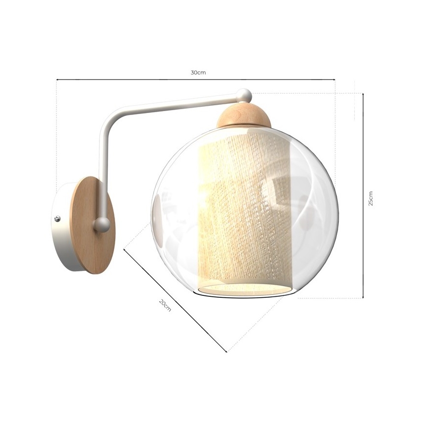 Wandlampe TELA 1xE27/60W/230V