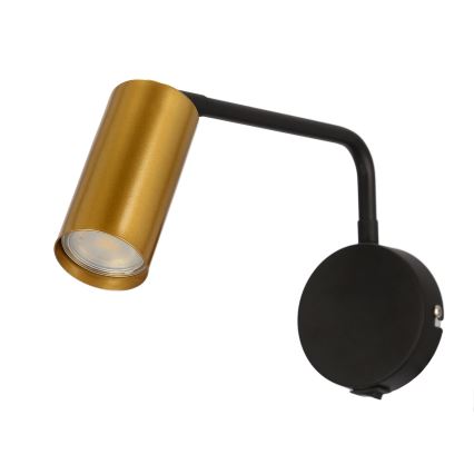 Wandlampe TINA 1xGU10/15W/230V schwarz/gold