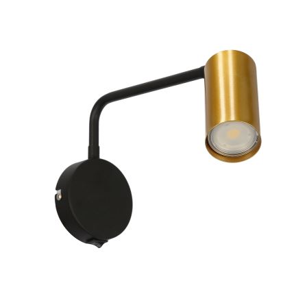 Wandlampe TINA 1xGU10/15W/230V schwarz/gold