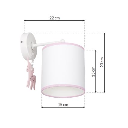 Wandlampe UNI 1xE27/60W/230V