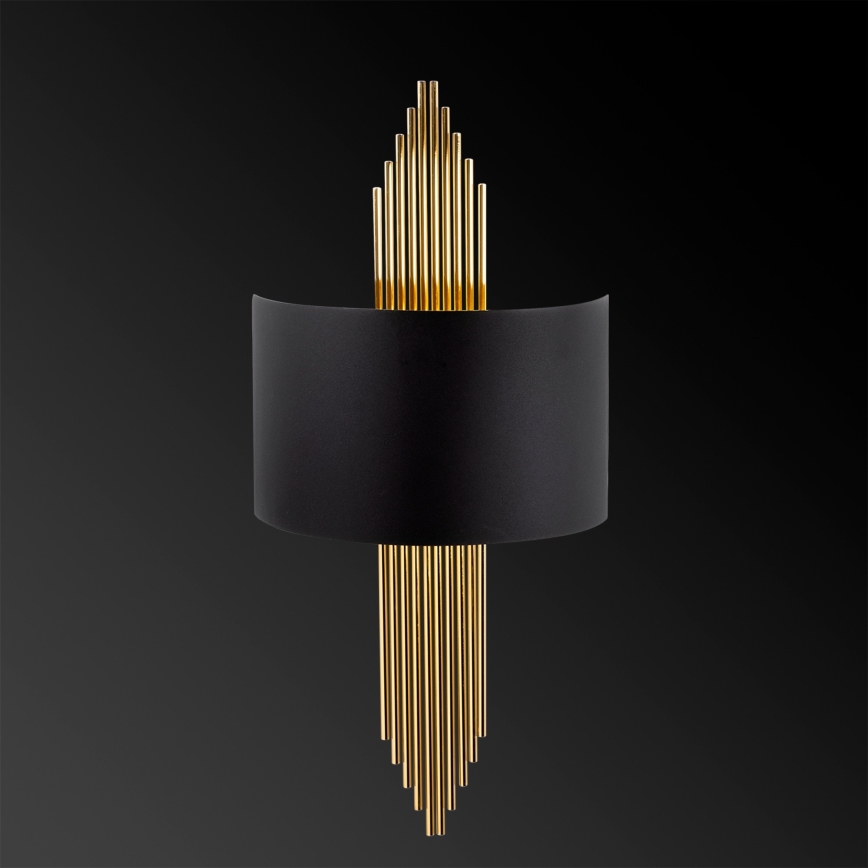 Wandleuchte 1xE27/40W/230V gold/schwarz