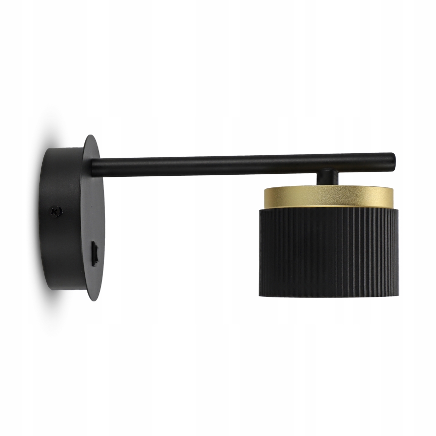 Wandleuchte 1xGX53/35W/230V schwarz/gold