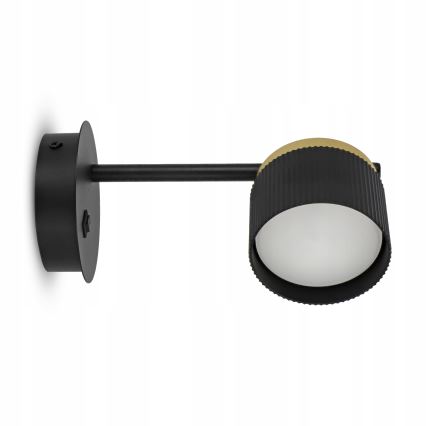 Wandleuchte 1xGX53/35W/230V schwarz/gold