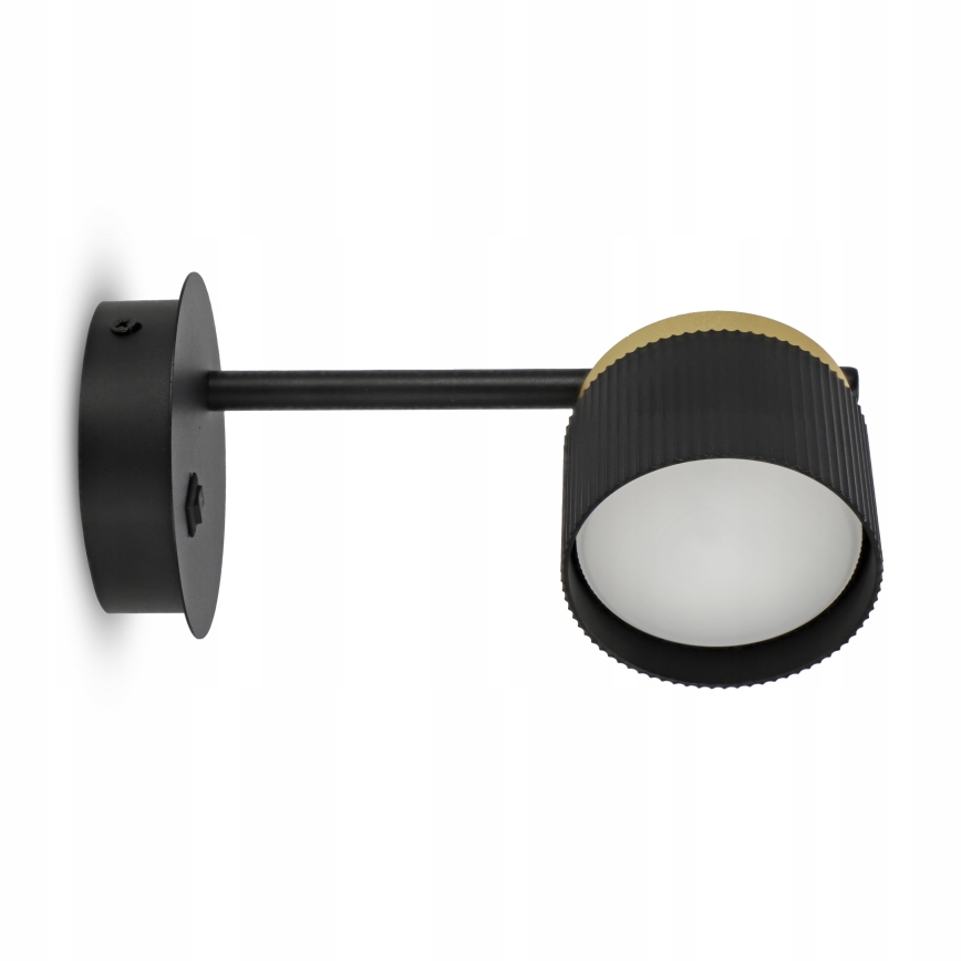 Wandleuchte 1xGX53/35W/230V schwarz/gold