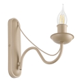 Wandleuchte ANTON 1xE14/60W/230V beige