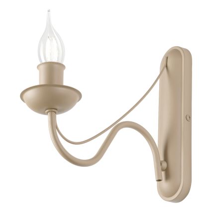 Wandleuchte ANTON 1xE14/60W/230V beige