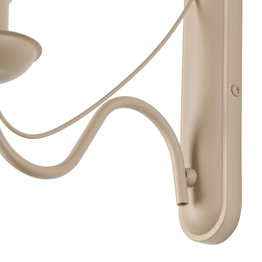 Wandleuchte ANTON 1xE14/60W/230V beige