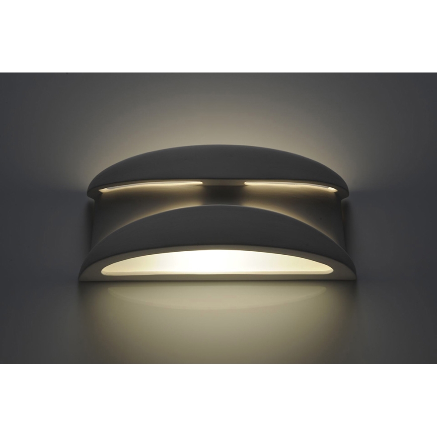 Wandleuchte APOLLO 1xE27/60W/230V weiß