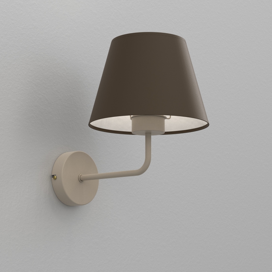 Wandleuchte ARDEN 1xE27/15W/230V beige/braun