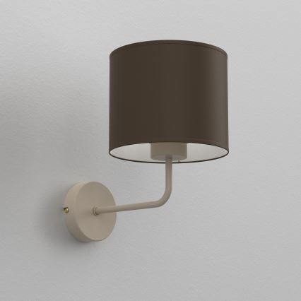 Wandleuchte ARDEN 1xE27/15W/230V beige/braun