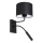 Wandleuchte ARDEN 1xE27/60W+1xG9/8W/230V schwarz/weiß