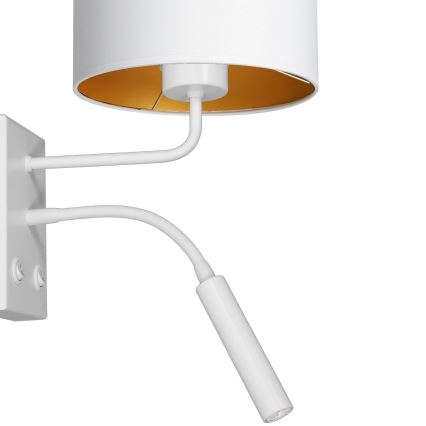Wandleuchte ARDEN 1xE27/60W+1xG9/8W/230V weiß/golden
