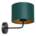 Wandleuchte ARDEN 1xE27/60W/230V grün/gold