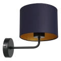 Wandleuchte ARDEN 1xE27/60W/230V lila/gold