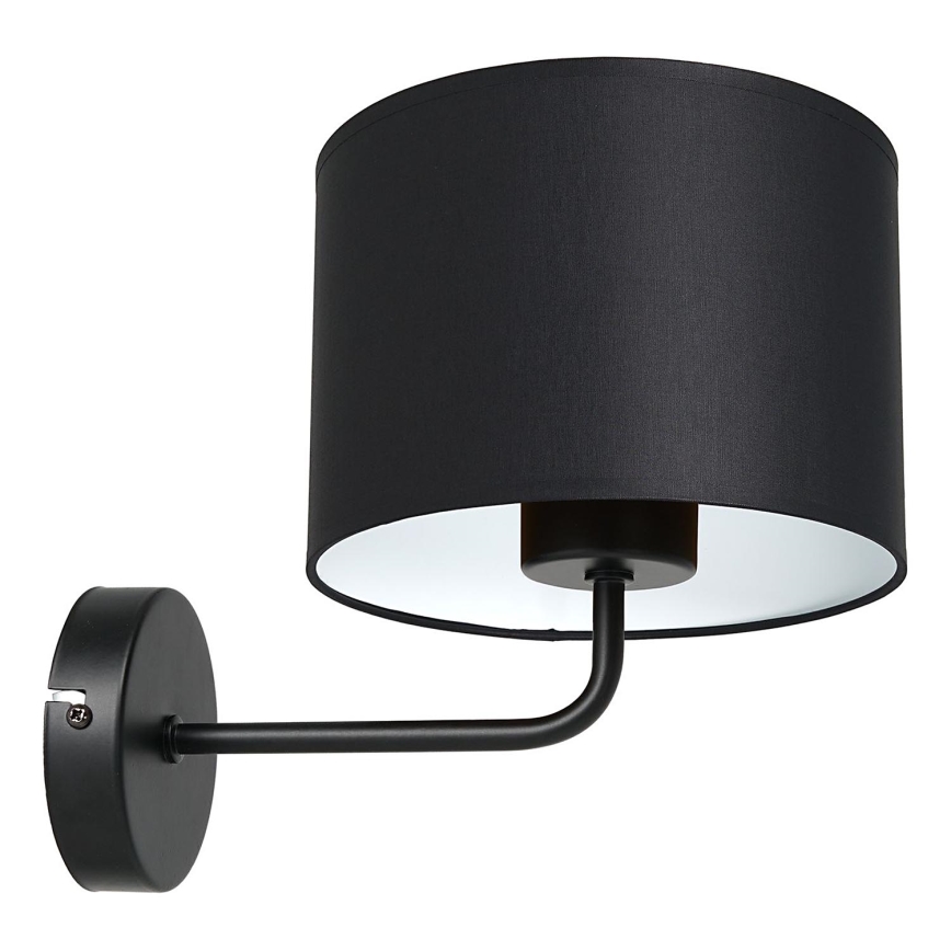 Wandleuchte ARDEN 1xE27/60W/230V schwarz/weiß
