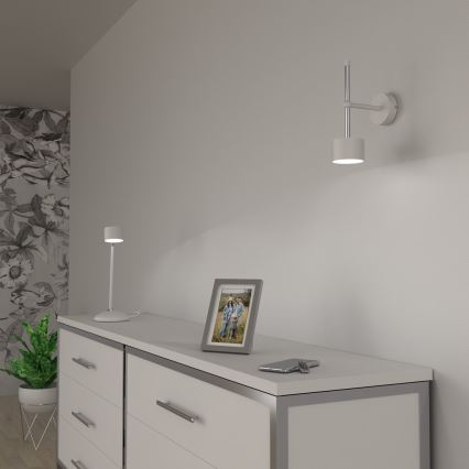 Wandleuchte ARENA 1xGX53/11W/230V weiß/glänzendes Chrom