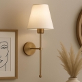 Wandleuchte ASPARAGUS 1xE27/40W/230V gold/creme