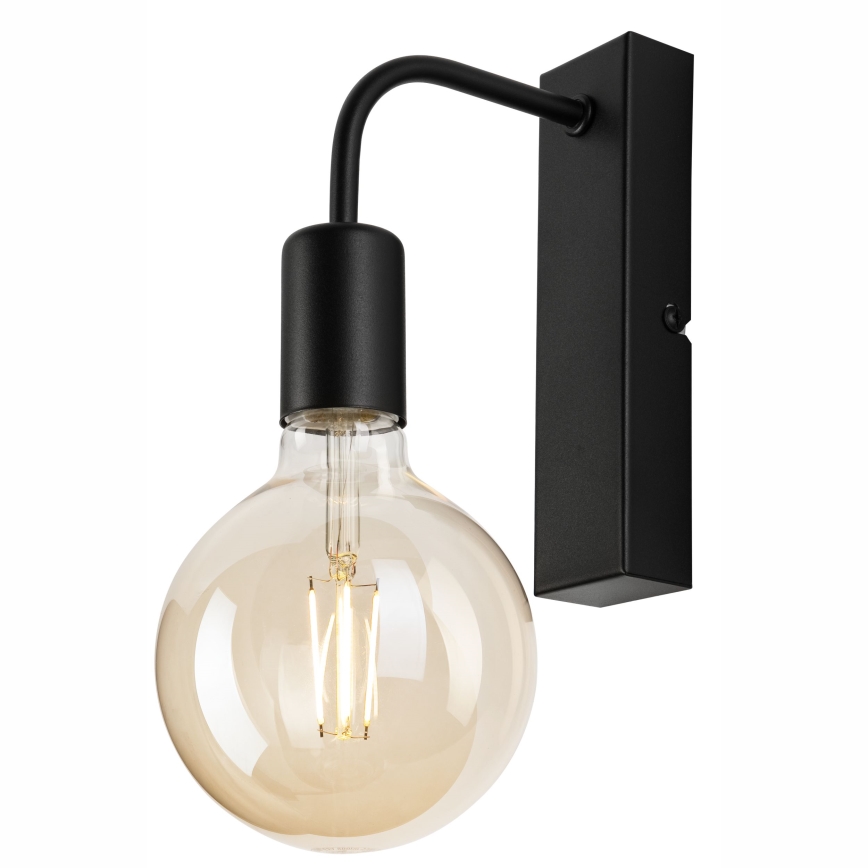 Wandleuchte ASTRID 1xE27/60W/230V matt schwarz