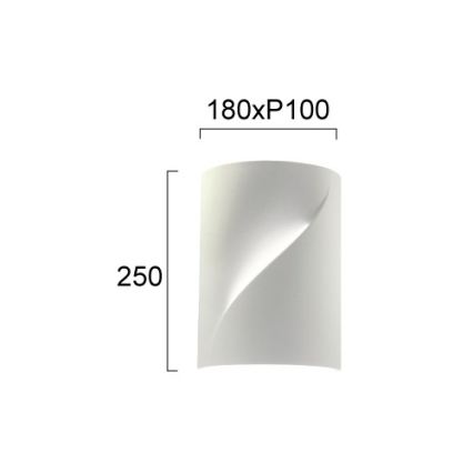 Wandleuchte BLANC 2xE14/10W/230V weiß