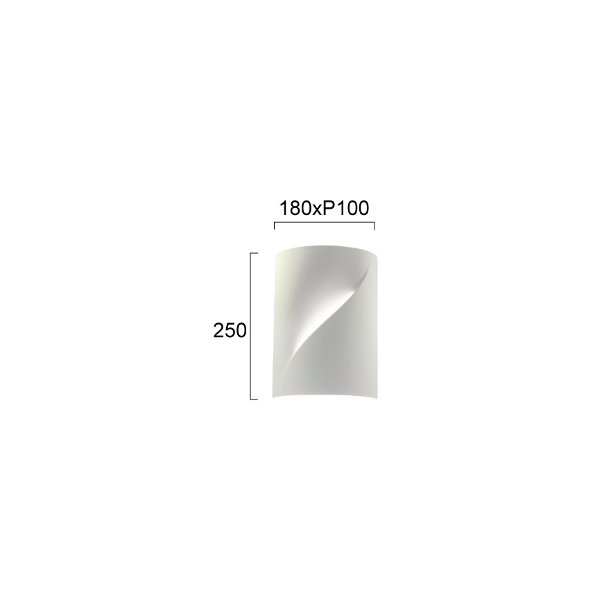 Wandleuchte BLANC 2xE14/10W/230V weiß
