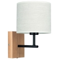 Wandleuchte BOHO 1xE27/25W/230V Eiche