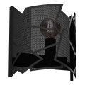 Wandleuchte CAMO 1xE27/15W/230V schwarz