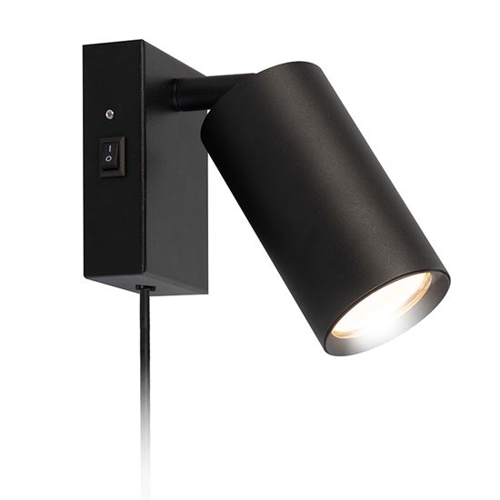 Wandleuchte CELE 1xGU10/30W/230V schwarz