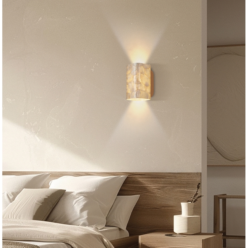 Wandleuchte DANIELA 2xG9/12W/230V gold