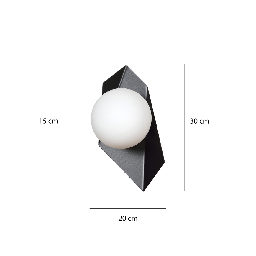 Wandleuchte DRIFTON 1xE14/10W/230V schwarz