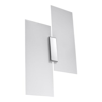 Wandleuchte FABIANO 2xE27/60W/230V weiß/glänzendes Chrom