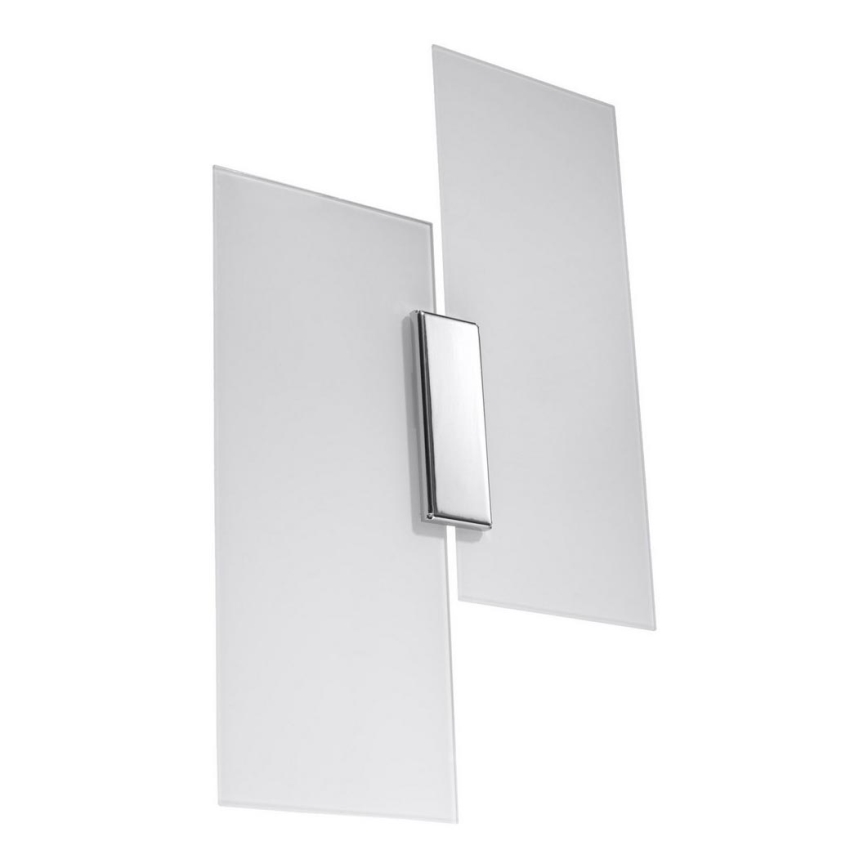 Wandleuchte FABIANO 2xE27/60W/230V weiß/glänzendes Chrom