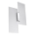Wandleuchte FABIANO 2xE27/60W/230V weiß/glänzendes Chrom