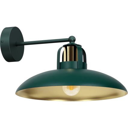 Wandleuchte FELIX 1xE27/60W/230V grün
