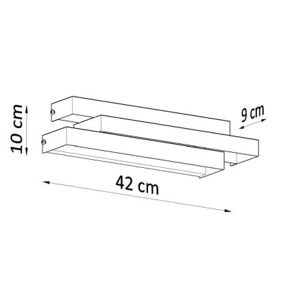 Wandleuchte FROST 2xG9/40W/230V