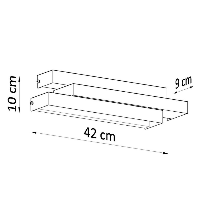 Wandleuchte FROST 2xG9/40W/230V