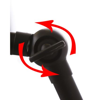 Wandleuchte FUNDO 1xE27/40W/230V schwarz/gold