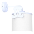 Wandleuchte für Kinder SWEET 1xE27/15W/230V weiß / blau / kleiner Bär