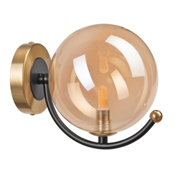 Wandleuchte GEORGIA 1xE14/5W/230V golden/rauchig beige