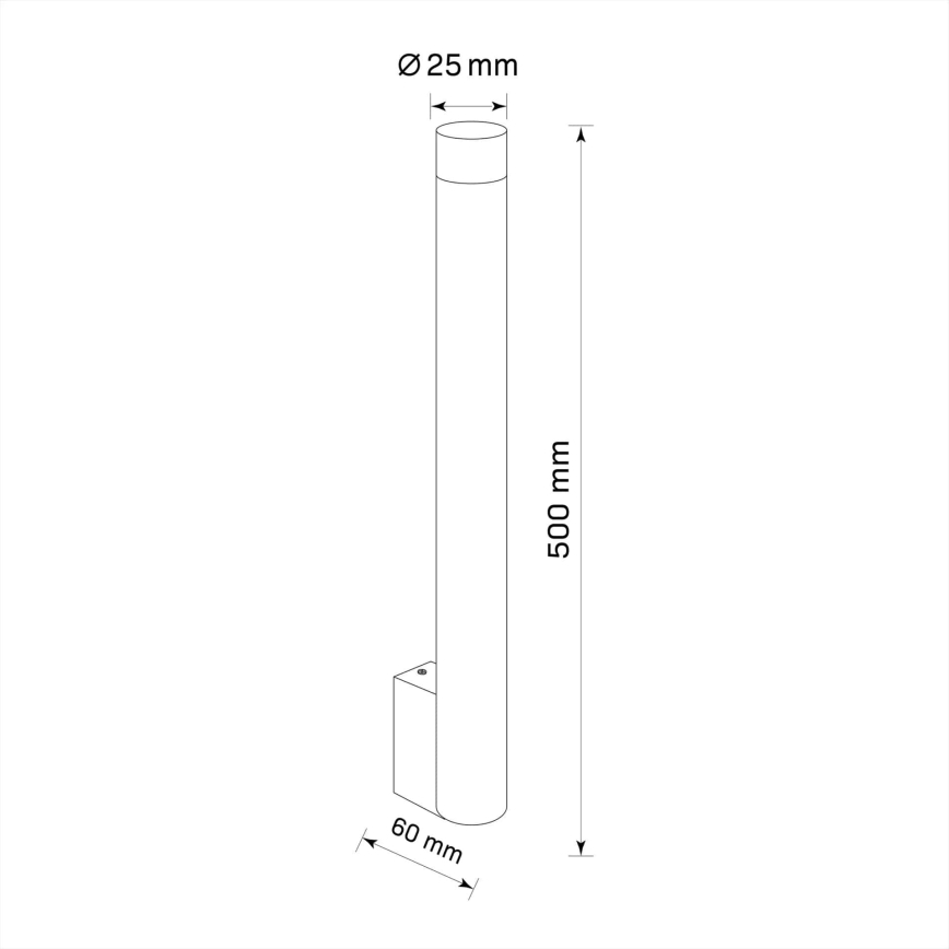 Wandleuchte GLAM 1xG9/8W/230V schwarz