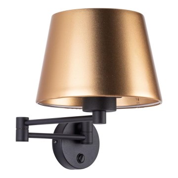 Wandleuchte GLORY 1xE27/15W/230V gold/schwarz