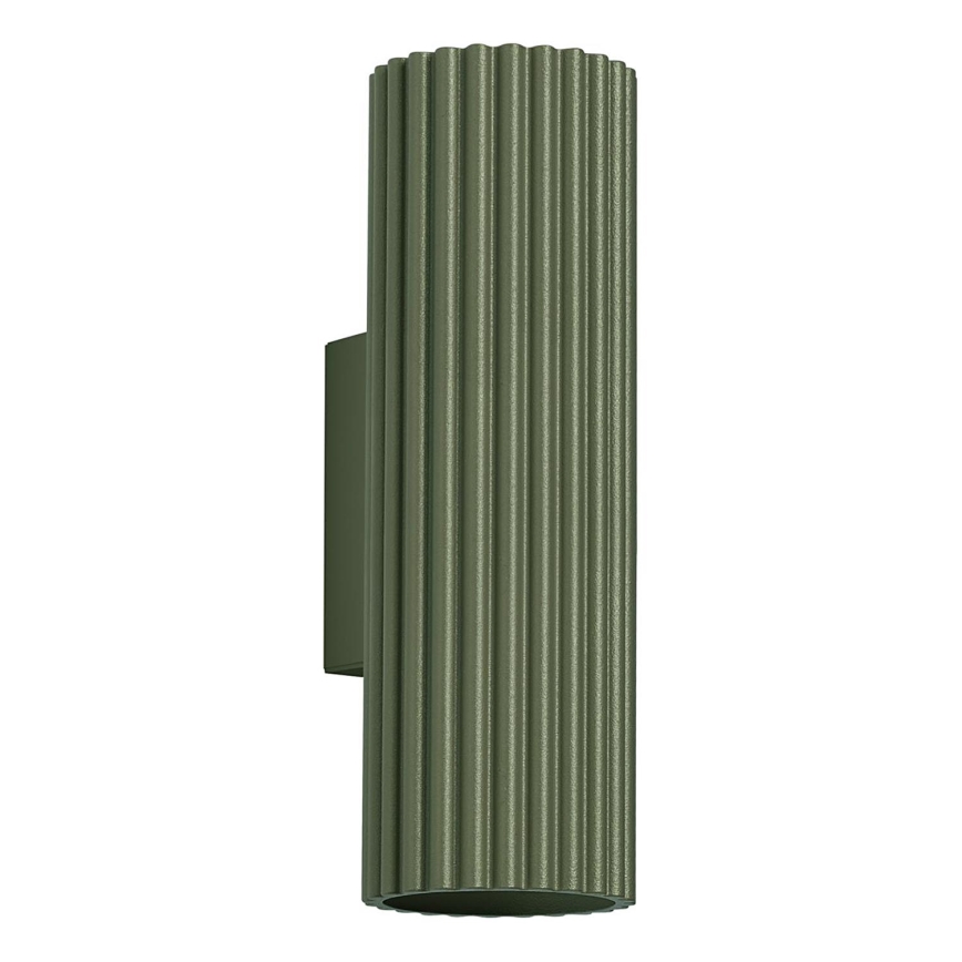 Wandleuchte KARBON 2xGU10/10W/230V grün