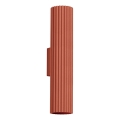 Wandleuchte KARBON 2xGU10/10W/230V rot