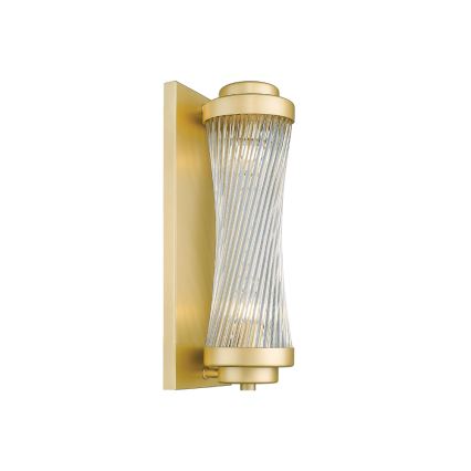Wandleuchte KAROLINA 2xE14/40W/230V goldfarben