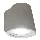 Wandleuchte KIARA 1xGU10/10W/230V grau