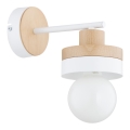 Wandleuchte LARSO 1xE27/15W/230V weiß/beige
