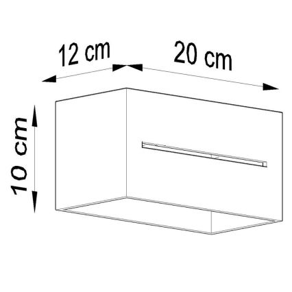 Wandleuchte LOBO 2xG9/40W/230V grau